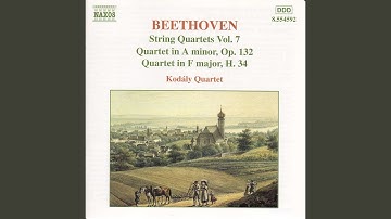 String Quartet in F Major, Hess 34 (arr. of Piano Sonata No. 9 in E Major, Op. 14, No. 1) : I....