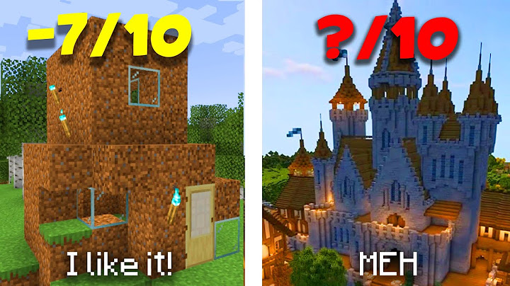 BRUTALLY Rating my Fans' Minecraft Bases