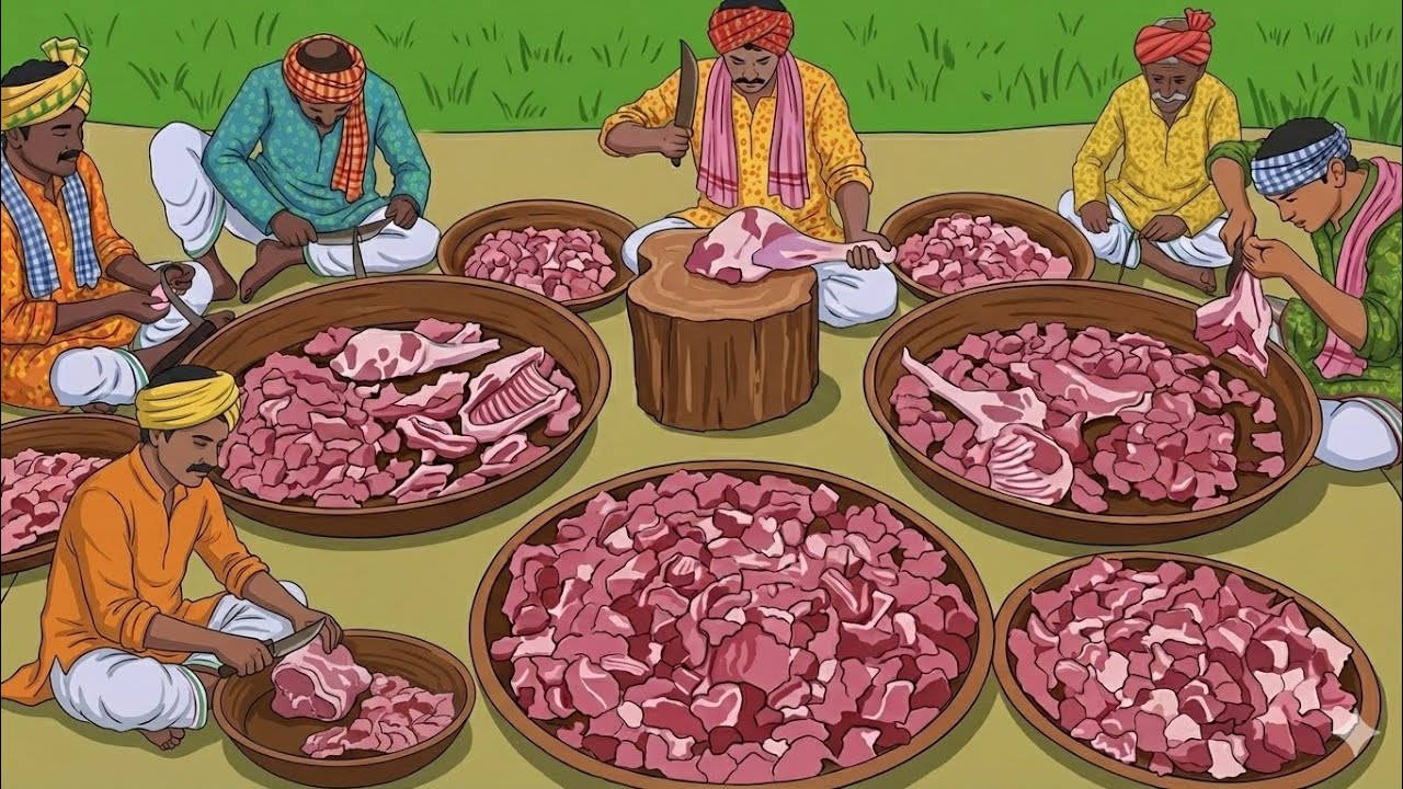 राजस्थानी चिकन रस्सा वाला | Rajsthani Chicken Rassa | Hindi Kahani | Hindi Kahaniyan |Cartoon Story
