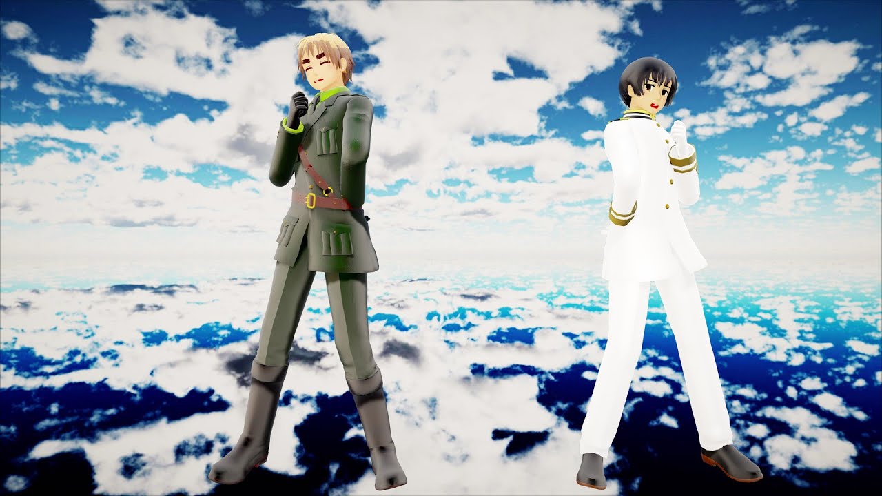 【APヘタリアMMD】イギリス・日本で「からくりピエロ」