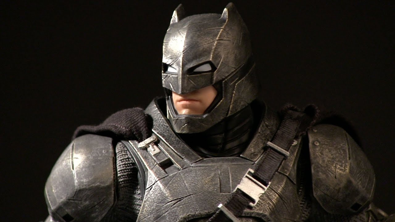 armored batman statue