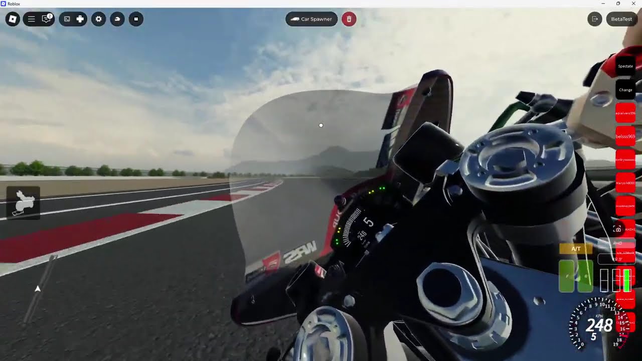 playing Project Corsa in Mandalika!