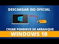 DESCARGAR Windows 10 ORIGINAL y Crear USB Booteable | 64 y 32 Bits