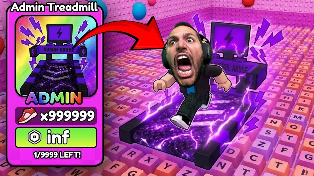 We GET the ADMIN TREADMILL in Speed Keyboard Escape! - YouTube