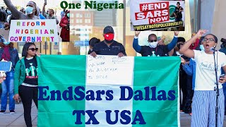 NIGERIA BIGGEST PROTEST USA, DALLAS ENDSARS NORTH AMERICA