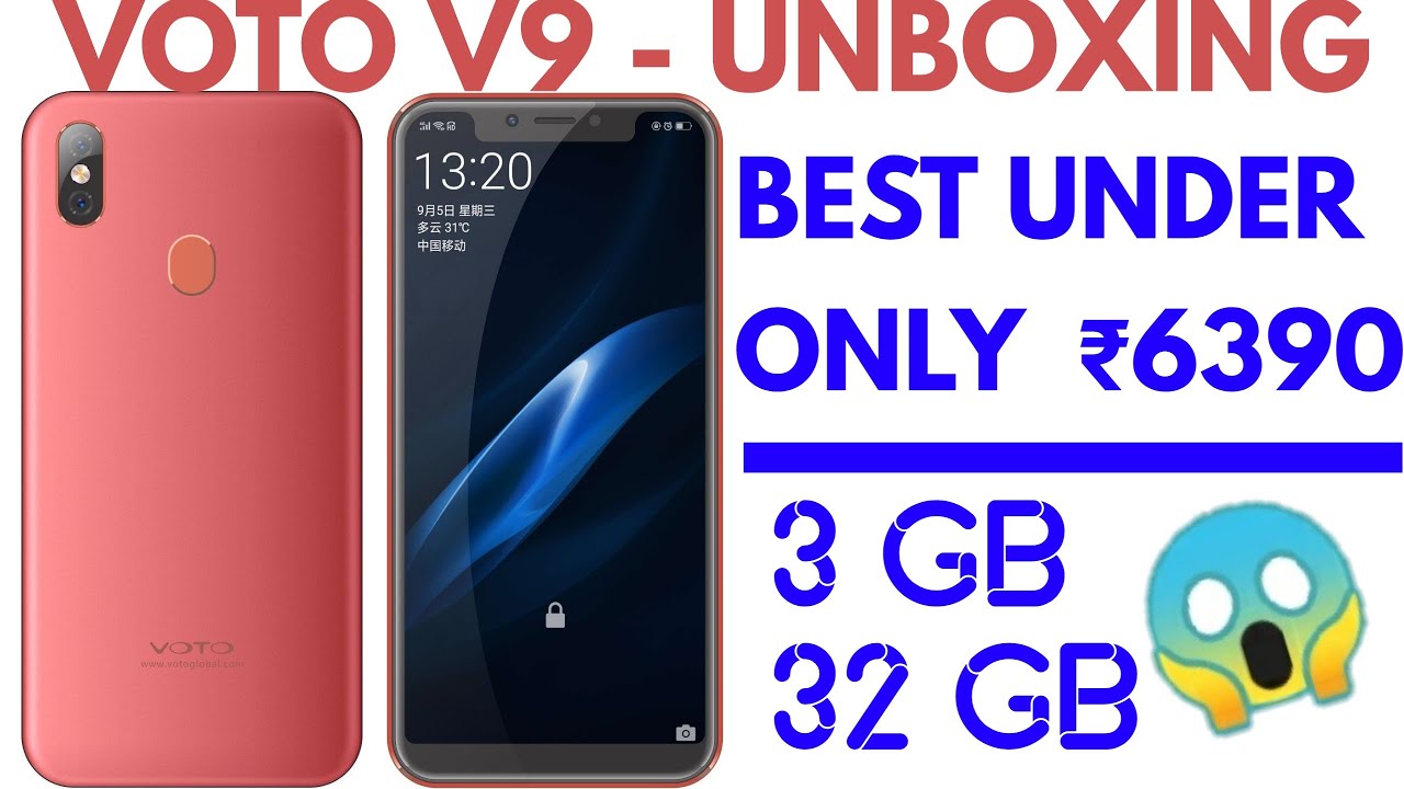 VOTO V9 unboxing - Best 4G android under 6k || BY AVKTech