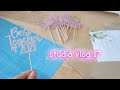 Studio Vlog 17 - Packing Etsy Orders, Making Cake Toppers And More | Jtru Designs