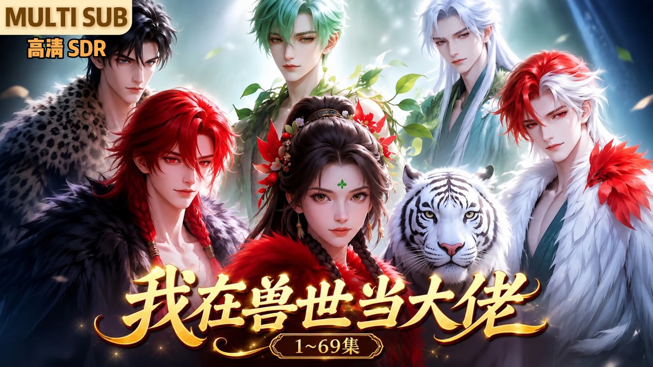 MULTI SUB《我在兽世当大佬》1~69集🌸谁能想到，一觉醒来竟掉进危机四伏的远古兽世？别人忙着求生，明月却忙着收编各路大佬！各路强者们全被她安排得明明白白。 #动漫 #漫剧 #小九追书吖