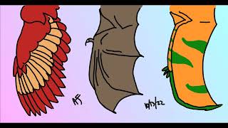 How To Draw Simple-ish Wings (Birds, Bats, & Pterosaurs)