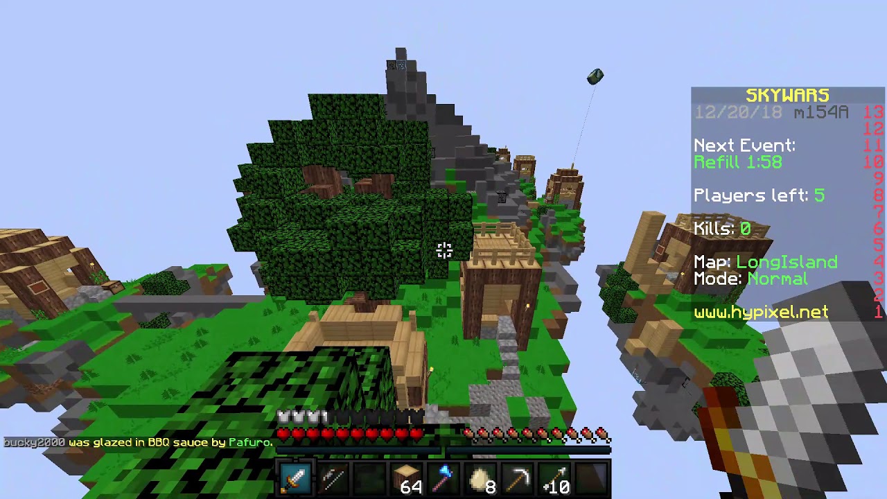 I found thirty virus in a random match and got 2nd place  Minecraft skywars clips