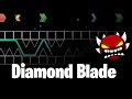 Diamond blade 100 by icedcave impossible  geometry dash