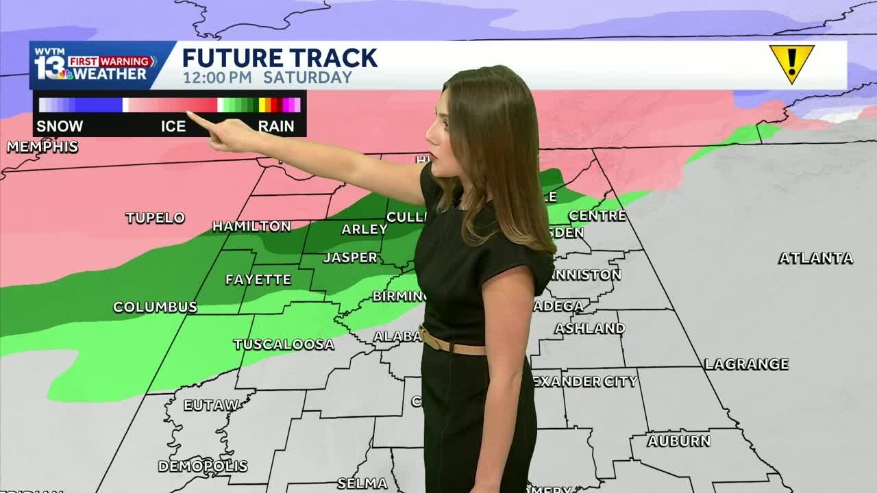 Severe winter storm threat for Alabama this weekend with rain, snow and ...