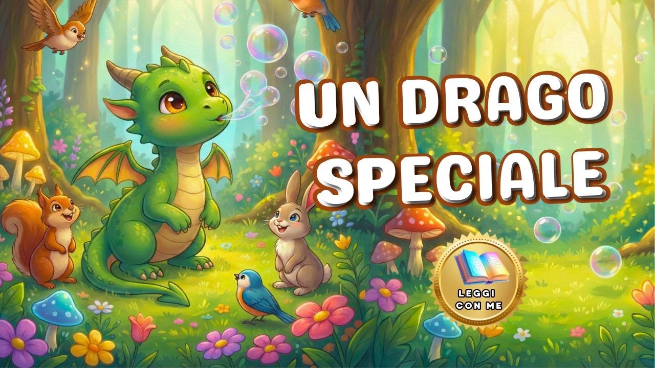 Ciro, il drago che NON sputava fuoco! 🔥🫧 Una magica storia per bambini sulla diversità