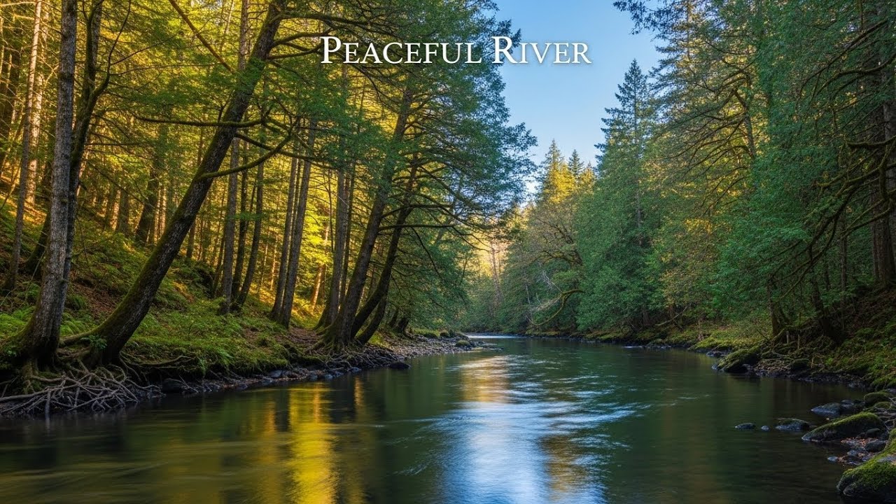 Gentle River Ambience for Insomnia Relief and Peaceful Restful Deep Sleep | 24/7