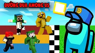 MINECRAFT : ĐƯỜNG ĐUA AMONG US ** CHUỘT VÀ NOOB TEAM THỬ THÁCH TIÊU DIỆT AMONG US CUỐI CÙNG SIÊU VIP