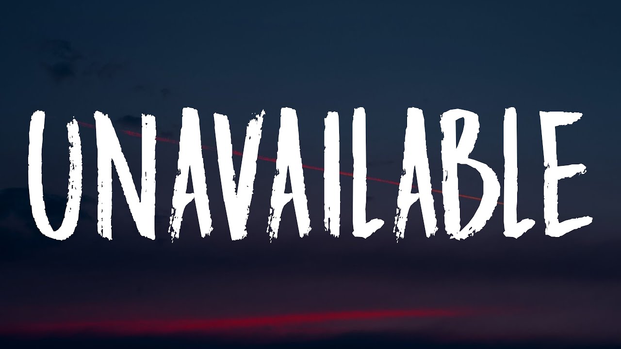 Davido - UNAVAILABLE (Lyrics) Ft. Musa Keys Davido - UNAVAILABLE (Lyrics) Ft. Musa Keys