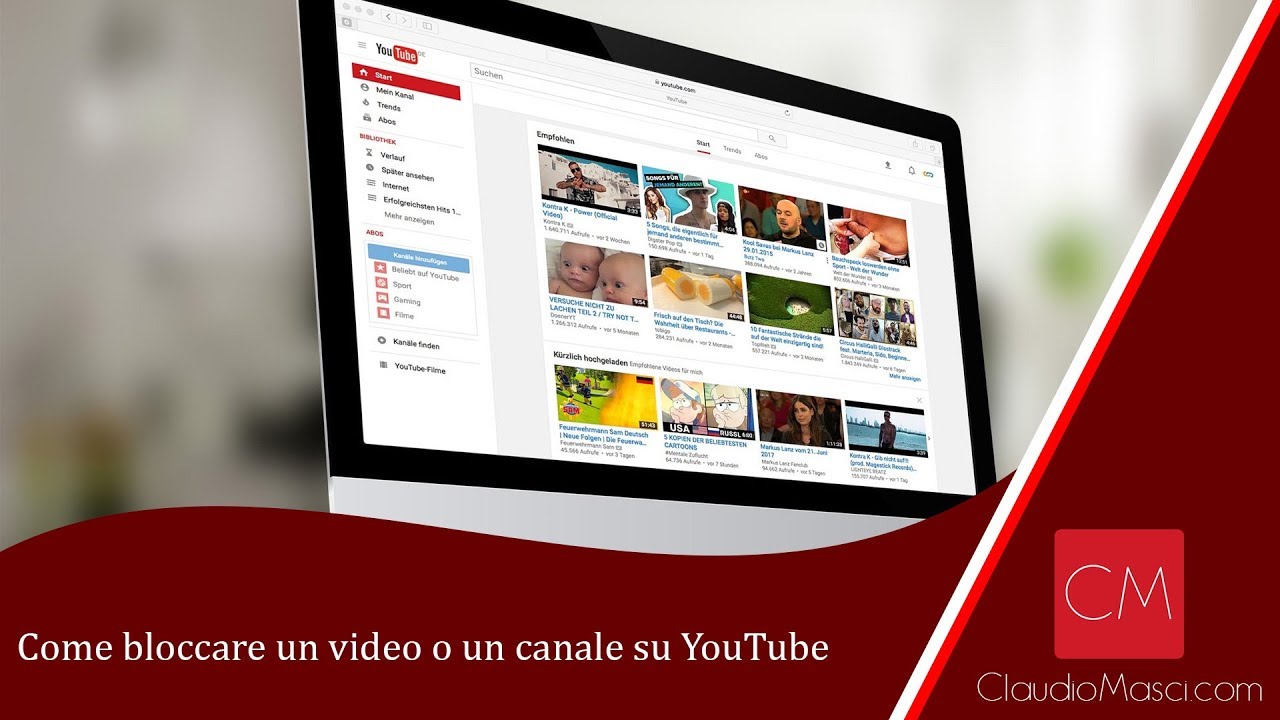 Come Bloccare Un Video O Un Canale Su Youtube Youtube