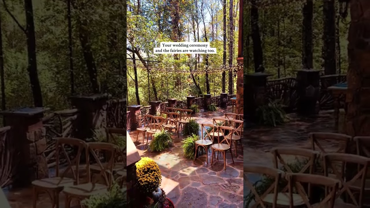 Your wedding ceremony & the fairies are watching too ✨ 