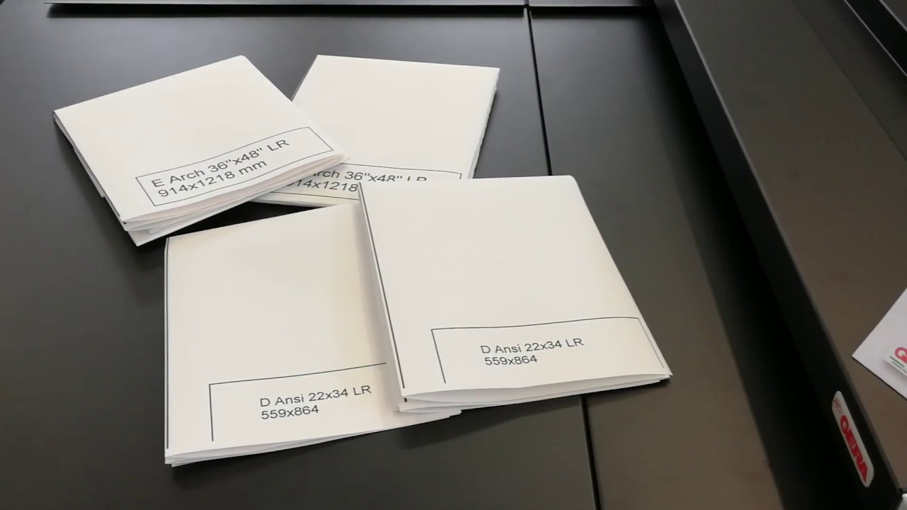 Gerafold 218 Automatic drawing folding machine YouTube