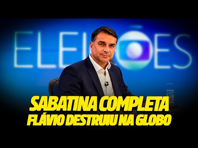 Flávio Bolsonaro vs Globo: Quem venceu a sabatina? [COMPLETO]