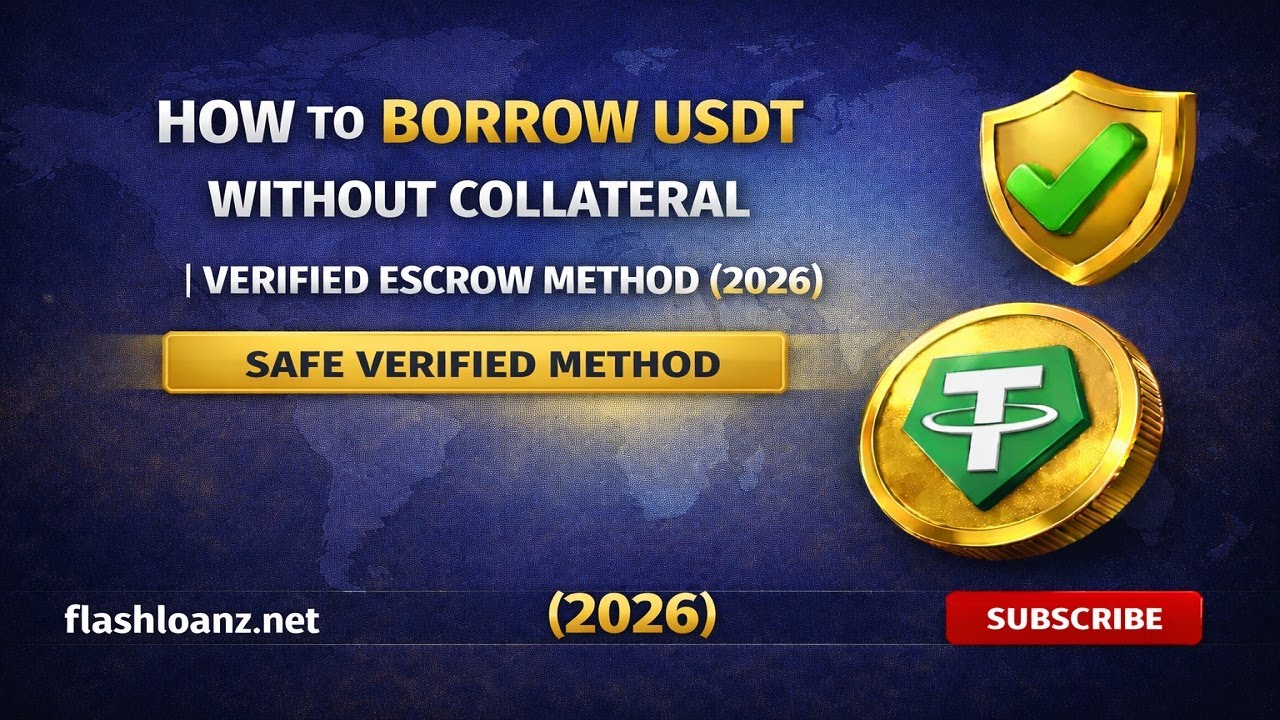 How to Borrow USDT Without Collateral | Verified Escrow Method (2026)
