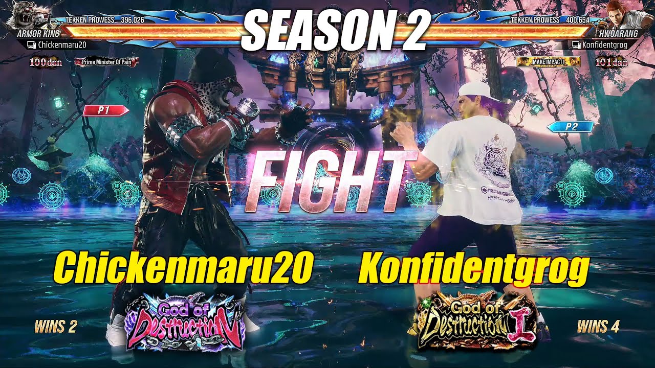 TEKKEN 8 • Armor King (Chickenmaru20) vs Hwoarang (Konfidentgrog) • Gameplay 266 [ SEASON2 ]