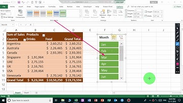 Apply styles for Slicer in excel