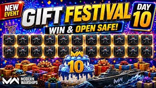 Modern Warships 5th Anniversary Gift Festival Event Day10! 🎁 Open Safe Rewards