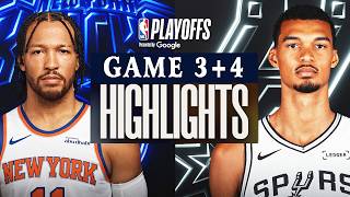 San Antonio Spurs vs New York Knicks Game 3rd+4th Highlights - June 8, 2026 | NBA FINALS