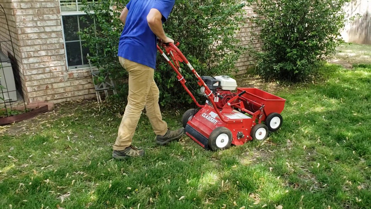 Slit Seeding Tall Fescue
