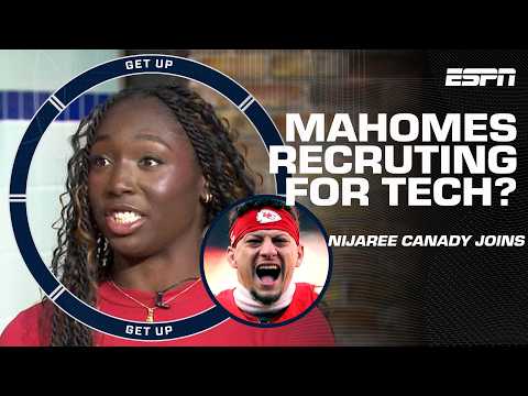 NiJaree Canady was recruited to Texas Tech PERSONALLY by Patrick Mahomes! 😮 | Get Up