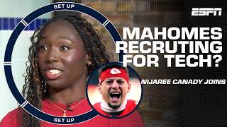 NiJaree Canady was recruited to Texas Tech PERSONALLY by Patrick Mahomes! 😮 | Get Up