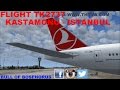 Bull of bosphorus flight flog 1 kastamonu  istanbul airport boeing 737 turkish airlines ivao