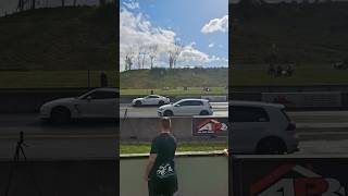 GTR R35 vs GTI GOLF (roll race)