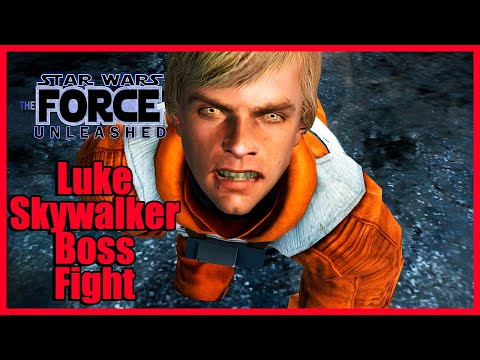 STAR WARS - The Force Unleashed Luke Skywalker Boss Fight Sith