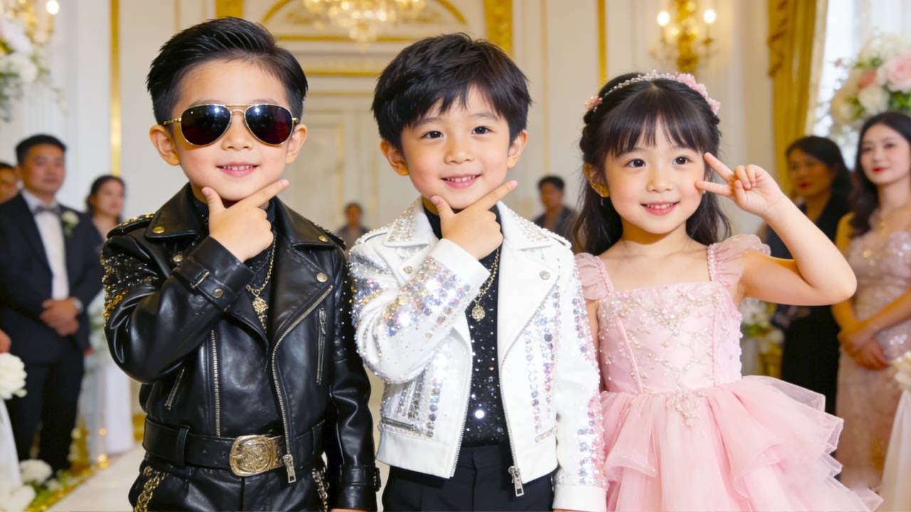 Triplets together pointed at fallen woman, said to CEO: Dad, we want her as mom!