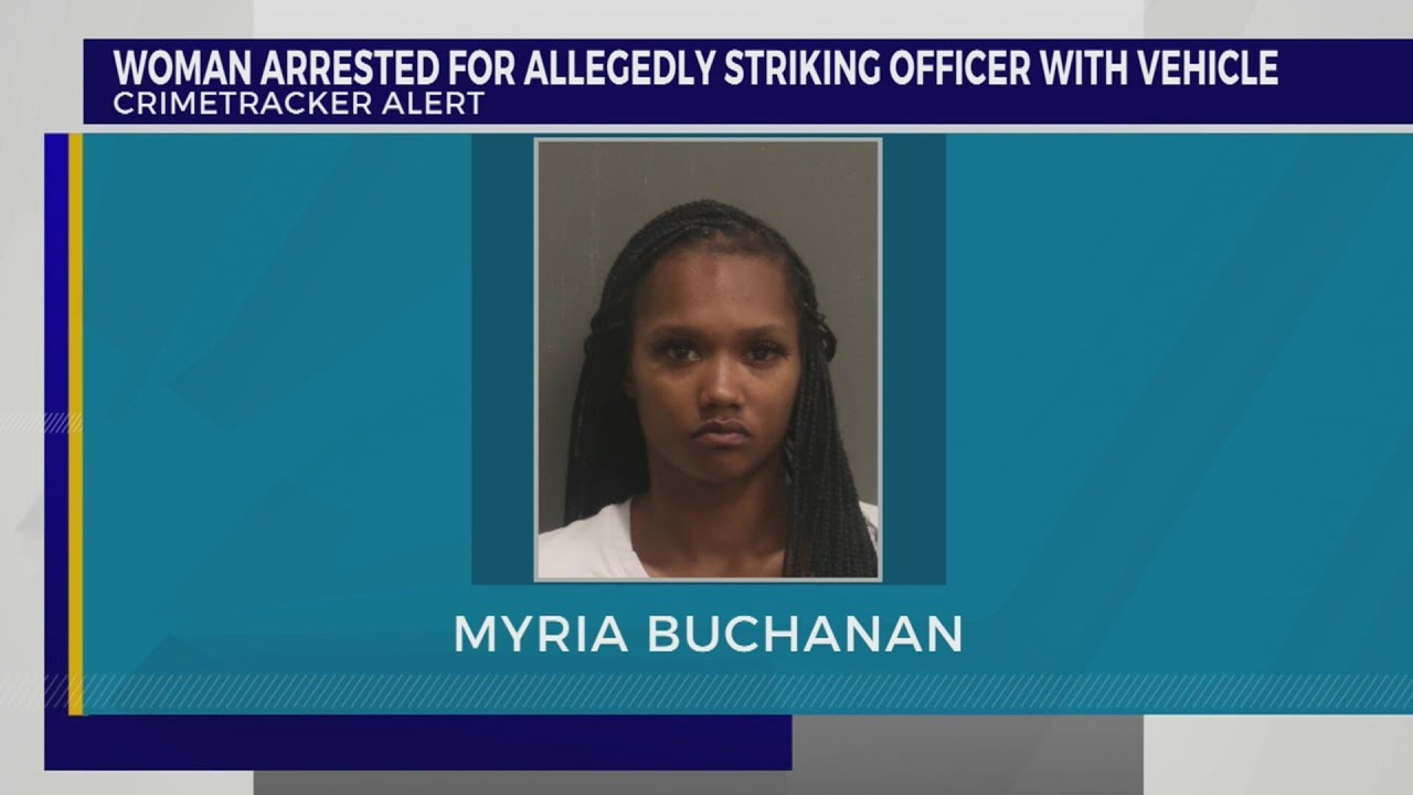 Metro police arrest woman accused of hitting officer with vehicle - YouTube