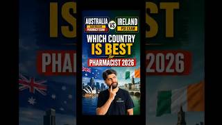 Australia vs Ireland | Pharmacy Jobs in Australia & Ireland | Pharmcy Career Options #shorts #yt#fyp