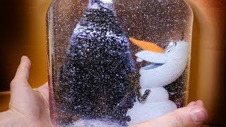 DIY Giant Frozen Olaf Snow Globe