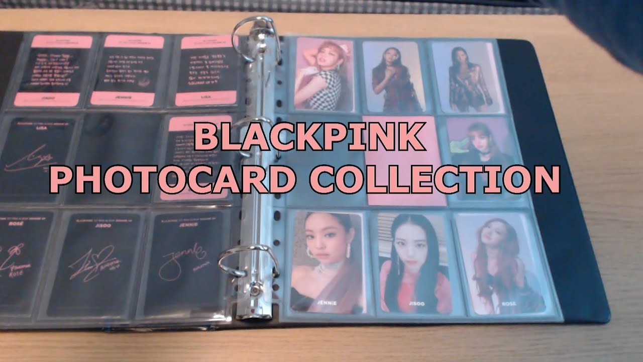BLACKPINK Photocard Collection (Square Up complete set + Official Light Stick Pink Version set)