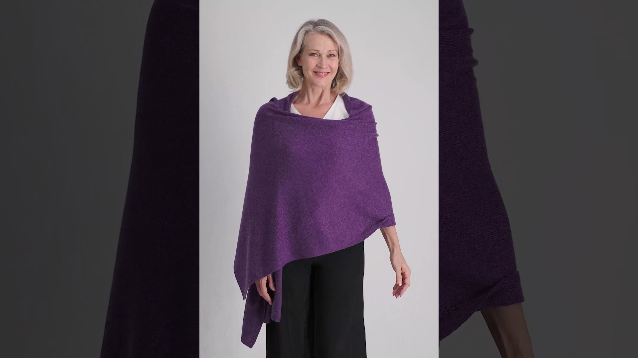 Blueberry Cashmere Wrap