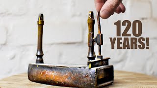 Antique Iron Restoration. It&#39;s working again! ASMR Restoration