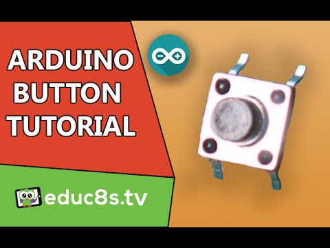 Video: Hoe programmeer ik een knop in Arduino?