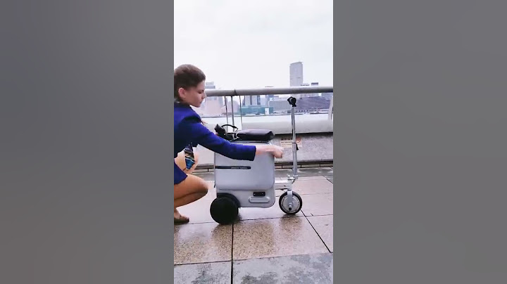 Smart robot luggage(scooter suitcase,valise électrique,電動キャリーケース,Elektrischer Koffer)-Airwheel SE3