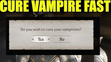 How to Cure Vampire In Oblivion Remastered (NO QUEST) | Fastest Method
