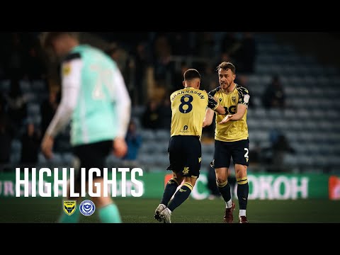 Oxford Utd Portsmouth Goals And Highlights