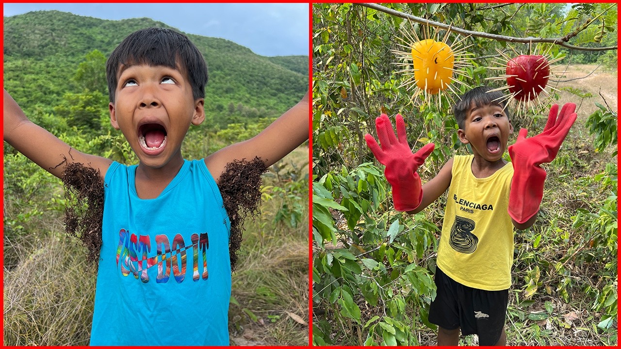 Survival Skills: SMART idea and USEFUL with single mom in forest # ...