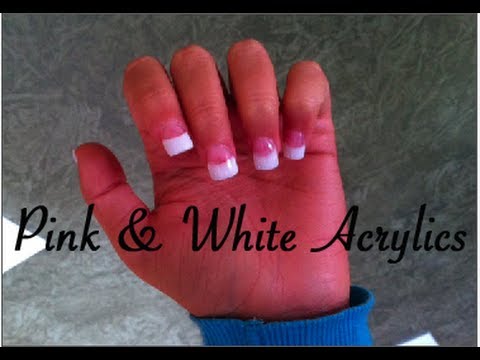 How to Create pink and white acrylic nails « Nails & Manicure