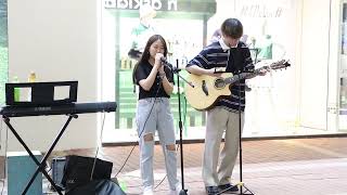 Video thumbnail of "Busking旺角豉油街@周杰倫_彩虹-Cover|20230611"