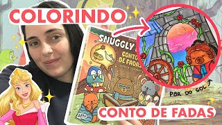 Colorindo Snuggly Friends Contos De Fadas Marcadores Touch